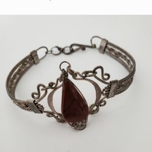 Vintage Handmade Bracelet Bohemian Moroccan Silver